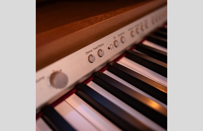 Used Roland DP970 Satin Teak Digital Piano Complete Package (SN:ZV23091) - Image 9